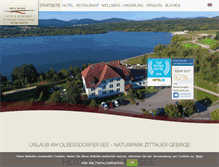Tablet Screenshot of haus-am-see.com